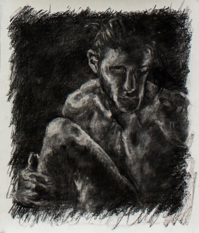 Subtractive #3 | Charcoal on paper